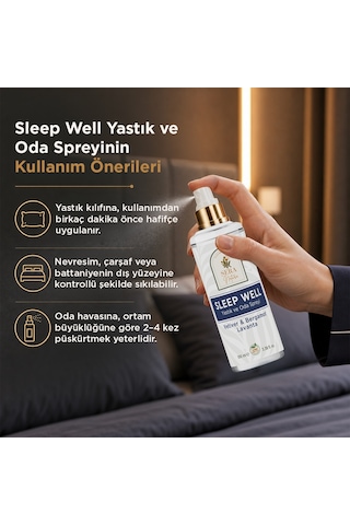Sleep Well Aromaterapi Seti Roll-On 10 ML ve Yastık & Oda Spreyi 100 ML