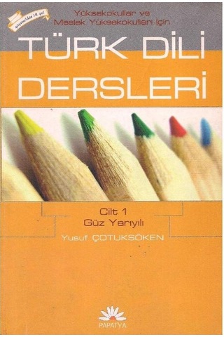Türk Dili Dersleri Cilt 1 Ve 2 - Yusuf Çotuksöken