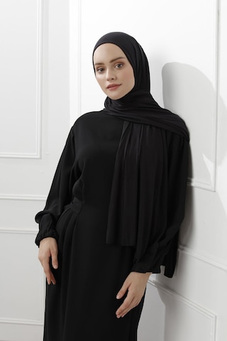 Hira Penye Şal Siyah Siyah