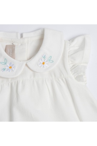 Chicco Kız Bebek Kısa Kollu Tişört 09102065000000 000030 Beyaz