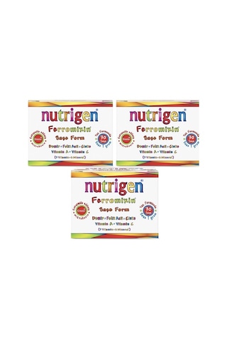 3 X Nutrigen Ferromixin 30 Saşe