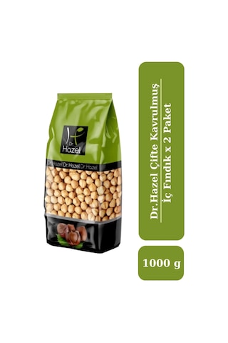 Drhazel Çifte Kavrulmuş Iç Fındık 1000 G X 2 Paket 1 KG