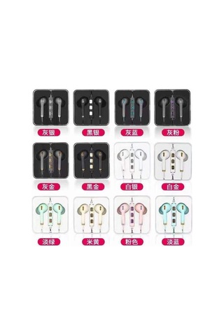 Ren.ga.renk Earpro Tasarımlı Microfonlu Kulaklık Renkli 3.5mm Rengaren