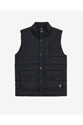 Skechers M Puffer Vest Erkek Siyah S2620193-3817