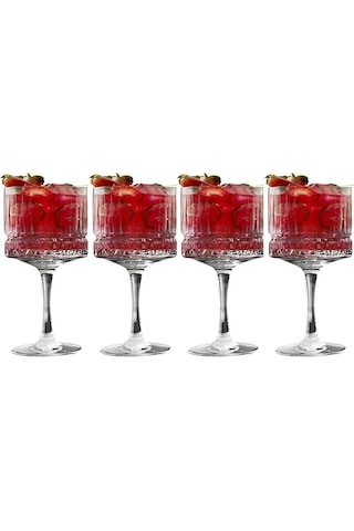 Paşabahçe Elysia Ayaklı Martini Kadeh - 4 Lü Çok Amaçlı Sunum Bardağı