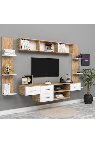 Luna Tv Ünitesi Mdf Antrasit