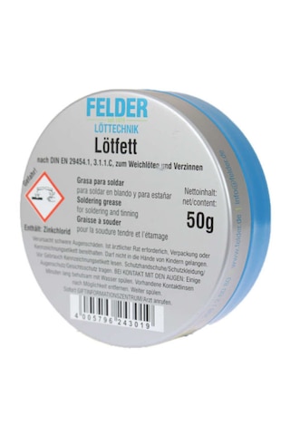 Felder Lötfett Lehim Pastası - 50g