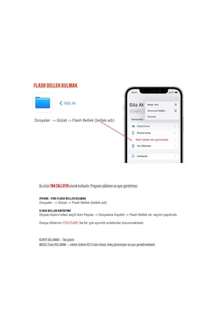 Apple Uyumlu iPhone iPad Usb Çevirici Dönüştürücü Otg Lightning - Usb 3.0 Aktarıcı