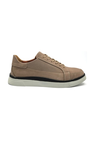 Dropland 8943 Hakiki Deri Erkek Casual Ayakkabı Kum