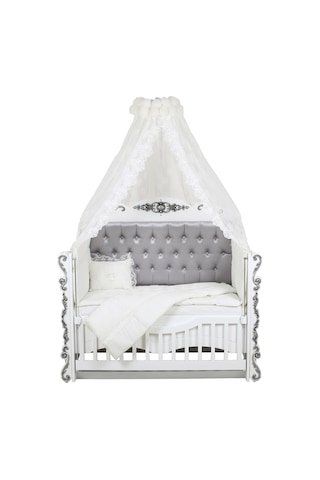 Setaymobilya Beşik, Payitaht Mdf Sallanan Beşik + Uyku Seti - Setay