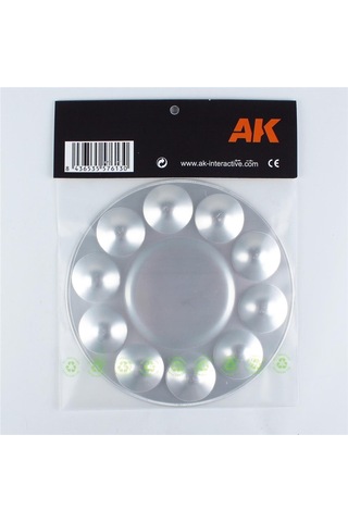 Ak 613 10 Gözlü Aliminyum Boya Paleti-35191