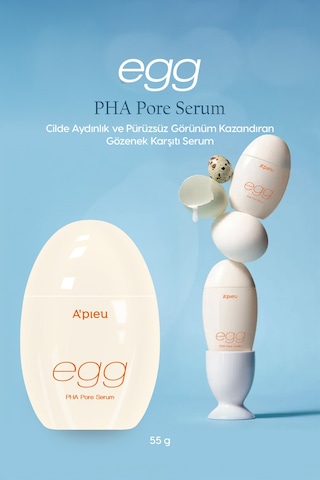 Cilde Aydınlık Ve Pürüzsüz Görünüm Kazandıran Gözenek Karşıtı Serum A'pıeu Egg Pha Pore Serum 85219399