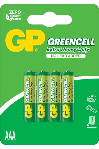 Gp Greencell Gp24g-ue4 Çinko Karbon Aaa İnce Kalem Pil 4 Lü