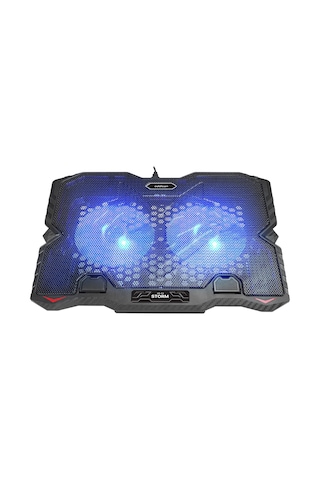 Addison Ad-s1 Storm Mavi Led Işıklı 2 Fanlı 2 Usb Dc 5v 125 125 20mm Notebook Soğutucu Stand