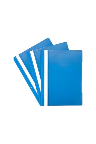 N'pratik Eco 5 Adet Mavi Telli Dosya Seti - Pratik Ve Dayanıklı Belge Düzenleyici