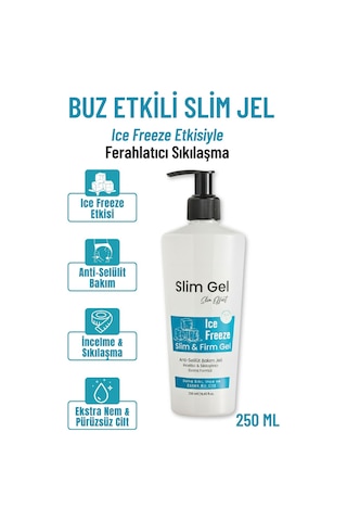 Selülit Ve Çatlak Karşıtı Bölgesel İncelme Ve Sıkılaştırıcı Buz İce Jel Soğuk Lipoliz Slim Jel