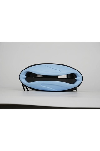 Led Işıklı Sert Korumalı Bel Çantası Usb Şarjlı, Su Geçirmez, Darbe Dayanıklı Mavi