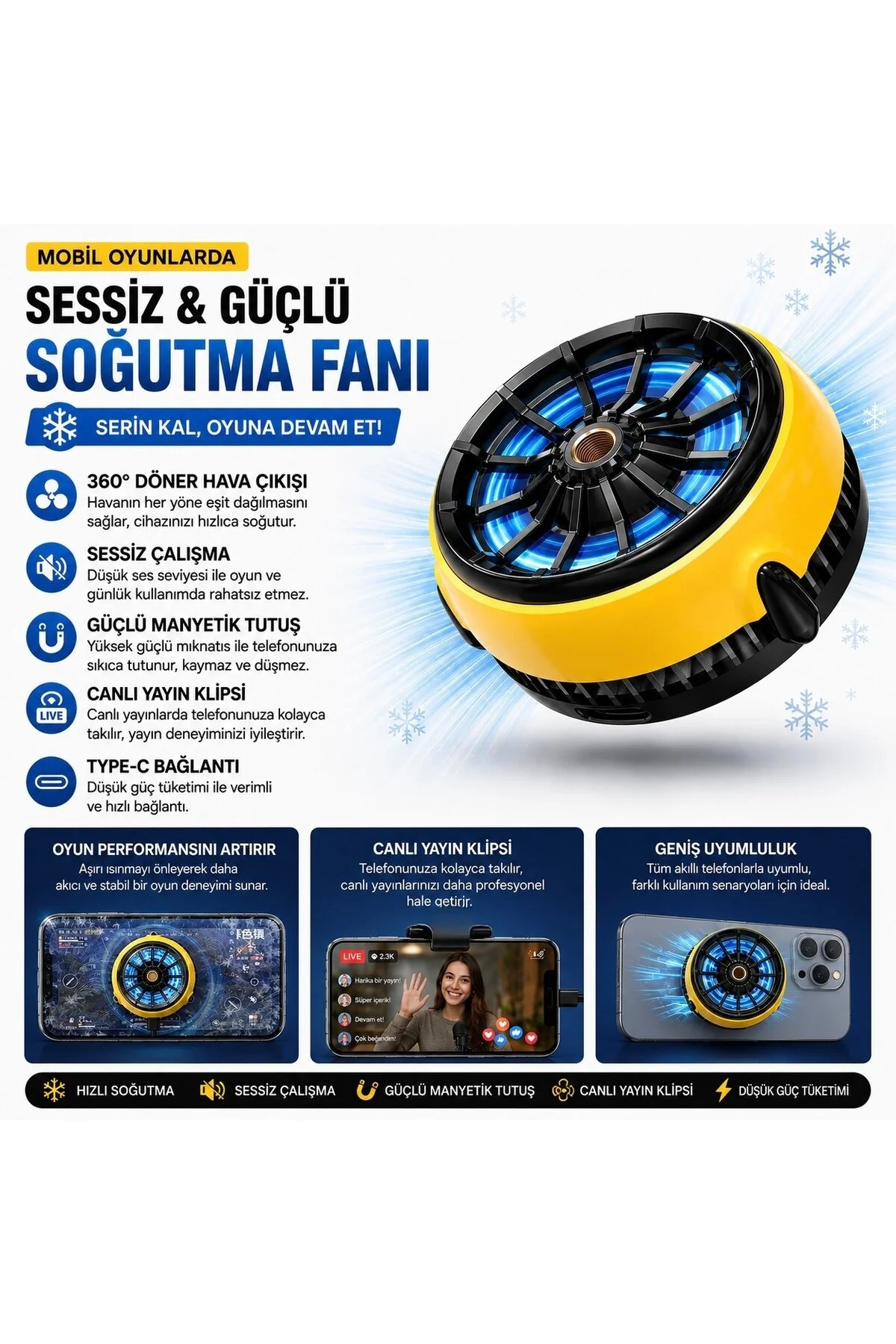 Cx-04 Memo Manyetik Telefon Soğutucusu