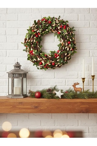 Eloise Yılbaşı Kapı Çelengi 32,5cm