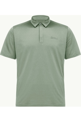 Jack Wolfskin Jack Wolfskın Erkek Delgamı Polo M Eucalyptus Polo T-shırt 1809801tr-133 Açık Yeşil