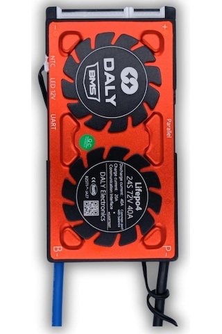 Daly Bms Lifepo4 Smart 24s 72v 40a Balanslı - Ortak Port