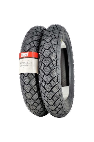 Tvs Jüpiter 110/ 125 Kışlık Lastik Takımı 90/90-12 Dubleks Tl Tubeless