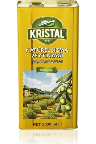 Kristal Yumuşak Doğal Zeytinyağı 5 L