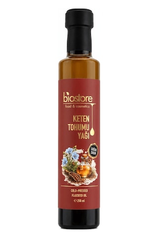 Biostore Soğuk Sıkım Keten Tohumu Yağı 250 Ml