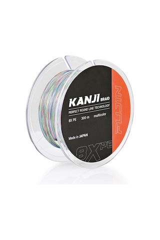 Fujin Kanji 8x 300mt Multi Color Pe Line 0.128 Mm