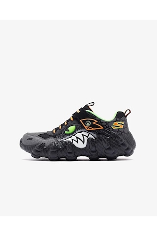 Skechers Skech-o-saurus Lights - Rapid-dino Çocuk Siyah Işıklı Spor Ayakkabı Karışık
