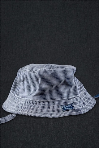 Kız Bebek Lacivert Beyaz Çizgili Losan Şapka Lacivert