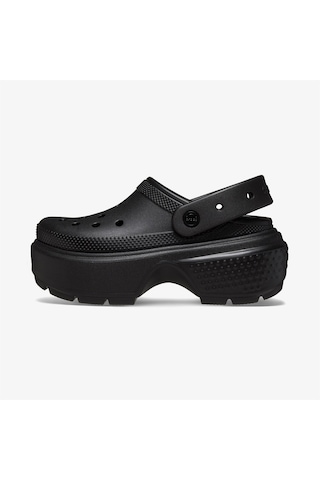 Crocs Stomp Kadın Siyah Terlik Düz 209347 Siyah