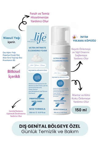 The Life Products Ultra Intimate Cleansing İntim Yıkama Köpüğü 150 ML