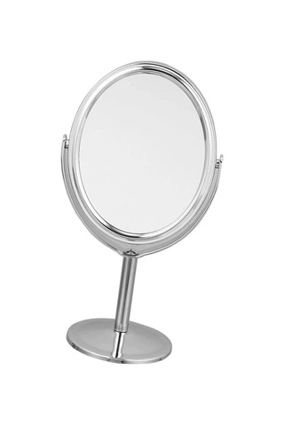 Ayaklı Oval Ayna 13 X 15 Cm Mz-146 Evimdeyokyok Çok Renkli