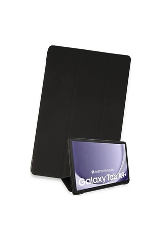 Samsung Uyumlu Galaxy Tab A9 Plus Kılıf Tablet Smart Kılıf - Siyah Evimdeyokyok