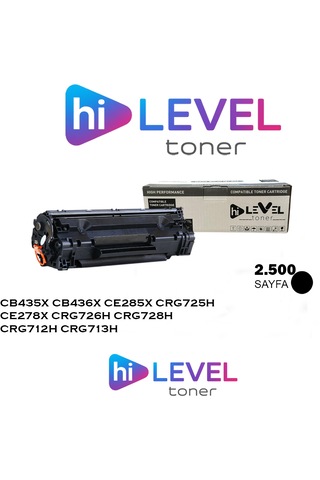 Ht-cf278x Hilevel Toner, Hp Canon Üniversal Toner Cb435x Cb436x Ce285x Crg725h Crg726h Crg728h Crg712h Crg713h Ekstra Yüksek 2.5k Sayfa Muadil Toner