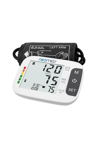 Neomed Dbp-1359 Büyük Ekranlı Hafızalı Üstk Koldan Dijital Tam Otomatik Tansiyon Aleti