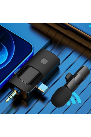Daytona K9 Wireless 3IN1 (Kablosuz Mikrofon) Type-C - Lightning -
