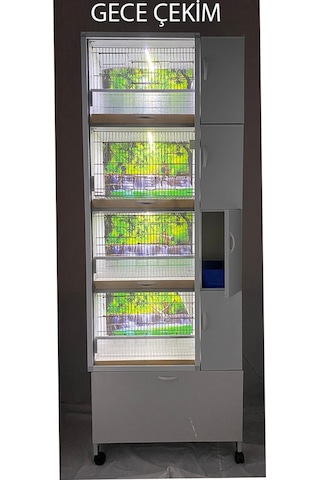 İstanbul Kafes Model 1Dy Pvc Kuş Dolabı