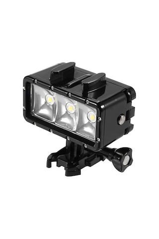 Yifomall 30 Metre Su Geçirmez Led Feneri - 300 Lumen, 3 Mod, Spor Kameralar İçin Gopro, Sjcam, Xiaomi Uyumlu Diving Fotoğraf Doldurma Işığı Çok Renkli