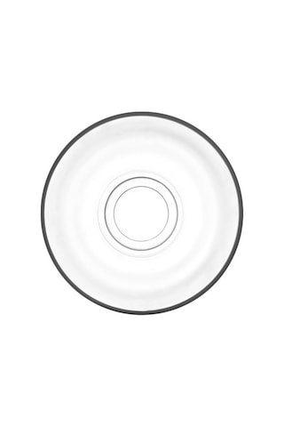 LAV Klasik Cam Çay Tabağı - 6 Kişilik