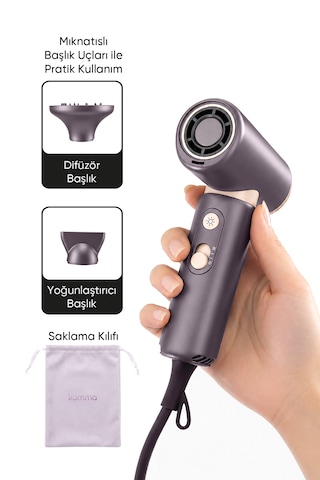 Brisa Mini Travel Saç Kurutma Makinesi - Bldc Motor Çift Voltajlı Plazma Iyon