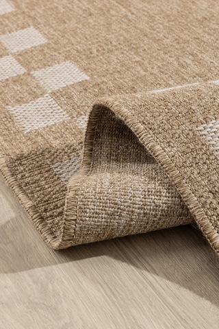 Koza Halı Fibra Natural Krem Halı Kilim Salon Oturma Odası Yolluk Yatak Oda Natural Beyaz