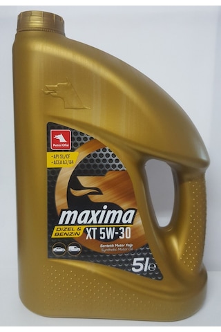 Petrol Ofisi Maxima XT 5W-30 Sentetik Motor Yağı 5 L Petrol Ofisi Maxima XT 5W-30 Sentetik Motor Yağı 5 L