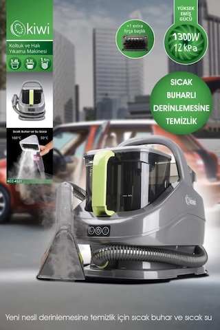 Kiwi KCC-4321 Buharlı Koltuk - Halı Yıkama Ve Leke Çıkartma Makinesi