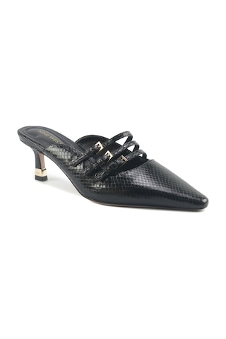 Nine West Barbara 5pr Siyah Kadın Topuklu Terlik 000000000102011984 Siyah
