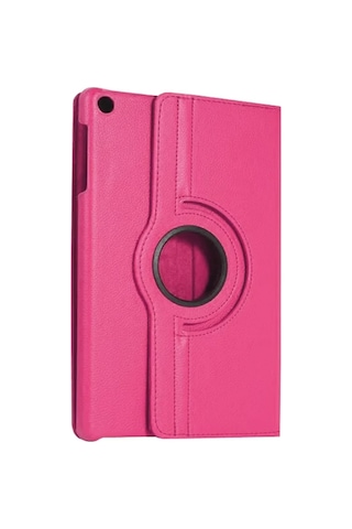 Ers Galaxy Tab A11 Kılıf 360 Tablet Deri Kılıf - Pembe