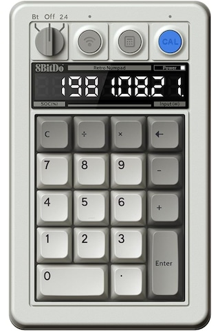 8bitdo Retro 18 M Edition Mekanik Numpad Gri