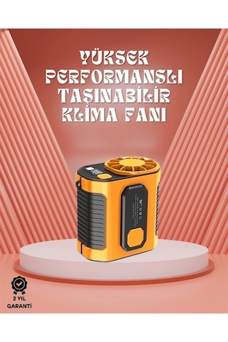 Hubrendy Sessiz Turbo Fan Kamp, Spor, Ofis İçin Taşınabilir Mini Soğutucu