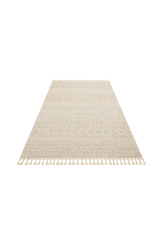 Eko Halı Soho Sh 14 Beige Hav Toz Vermez Hasır Dokuma Modern Makine Halısı Bej
